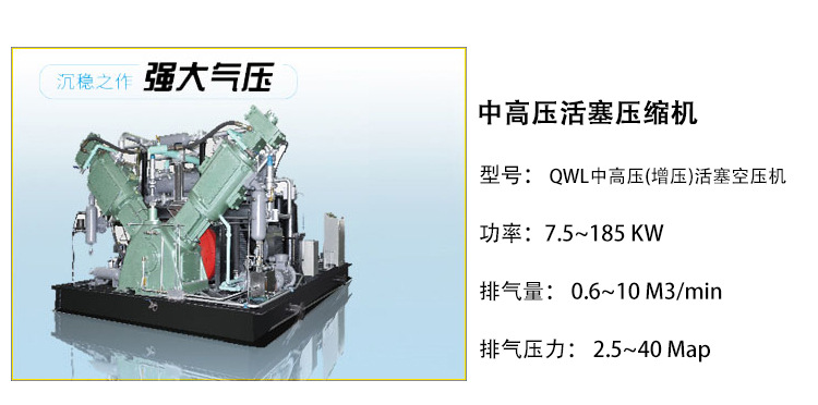 权伟中高压活塞式空压机
